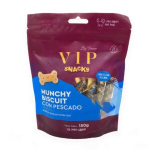 VIP Snack Munchy Biscuit de Pescado. 150g
