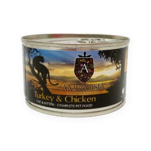 Ambrosia Comida Húmeda Pavo y Pollo para Gatitos. 150g