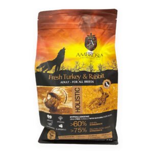Pienso Ambrosia Adult Pavo fresco y Conejo. 2kg