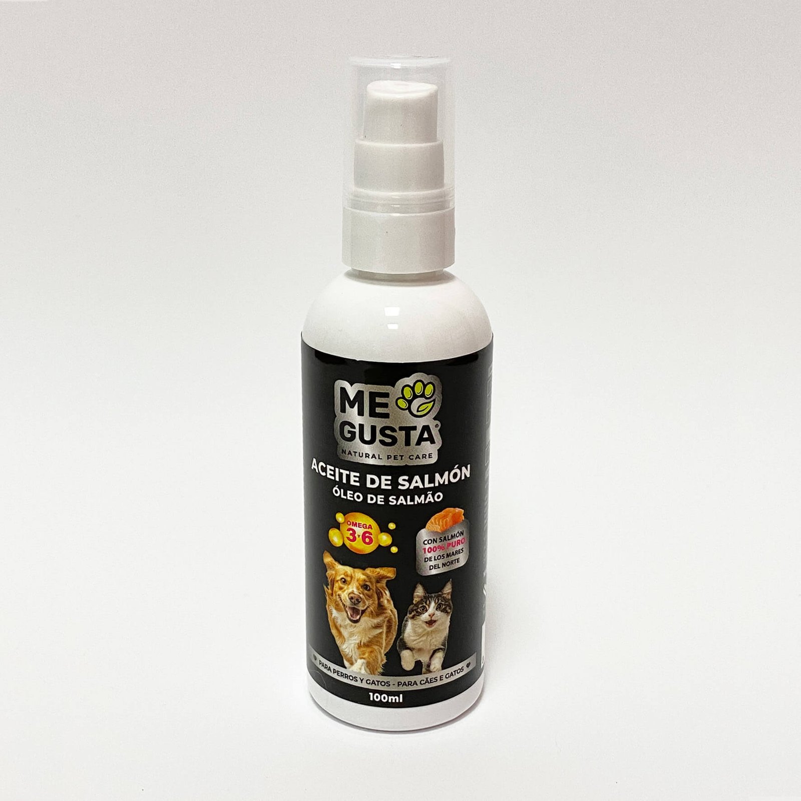 Me Gusta. Aceite de Salmón para Perros y Gatos. 100ml
