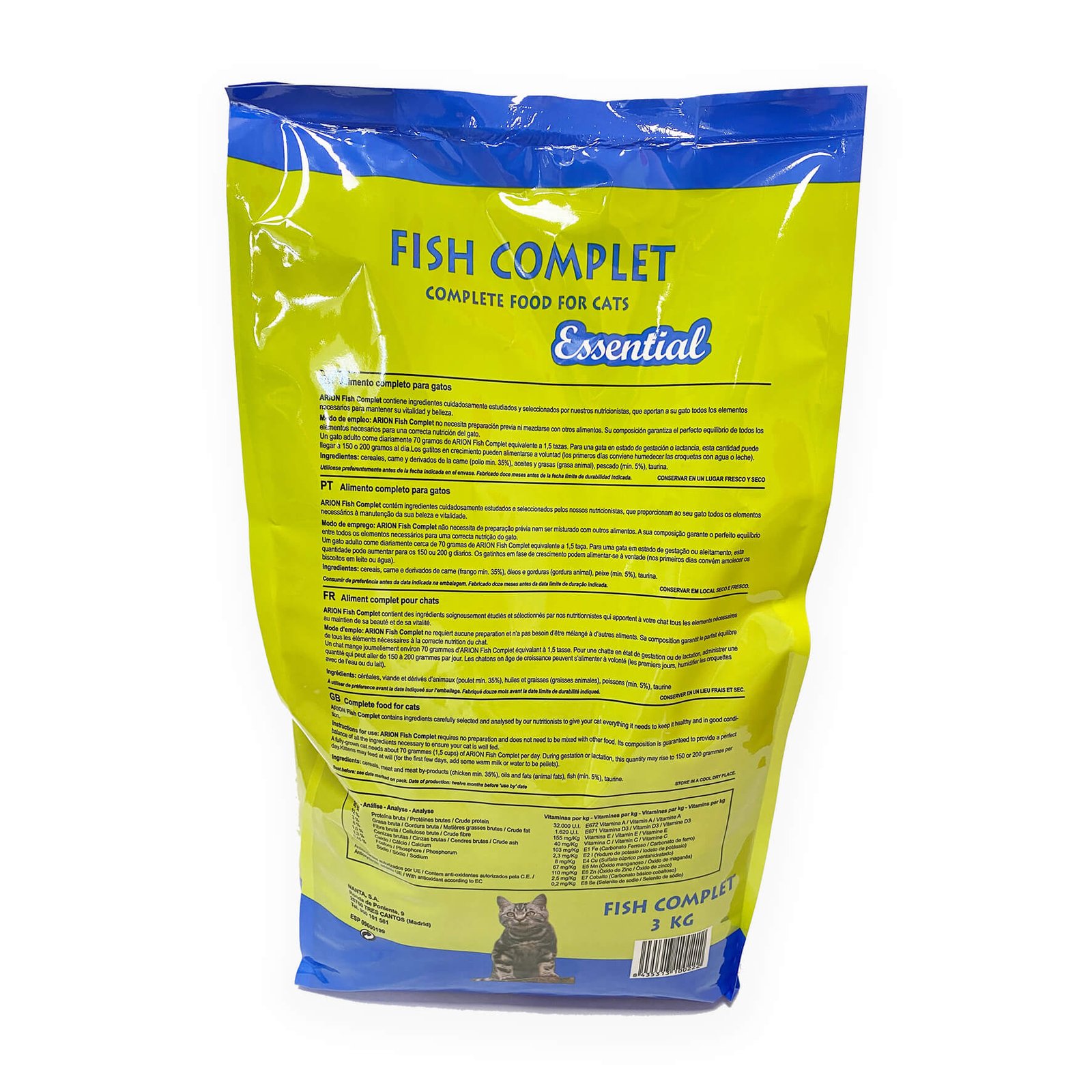 Arion Essential Fish Complet para Gatos. 3Kg y 18Kg - Imagen 2