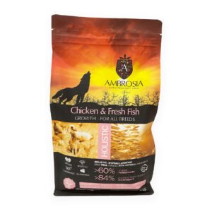 Pienso Ambrosia Adult Pollo y Pescado Fresco. 2kg y 6kg