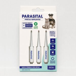 Parasital pipetas antiparasitarias. Gatos y Perros pequeños.