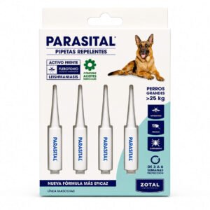 Parasital pipetas antiparasitarias. Perros grandes.