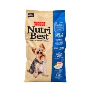 NutriBest Perros Adultos Mini, Pollo y arroz. 3kg y 10kg